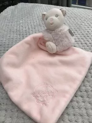Kaloo Perle Pink Doudou Teddy Bear Baby Comforter Soft Toy Plush • £12.99