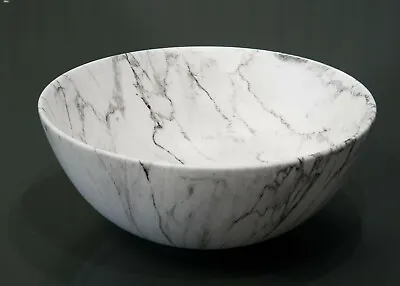 Marble Sink Basin Ceramic Round Marble Effect Modern High Quality Designer • £59.99