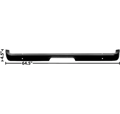 1965 1966 Ford Mustang Rear Bumper Painted Black Dynacorn NEW - 3639BK • $159.99