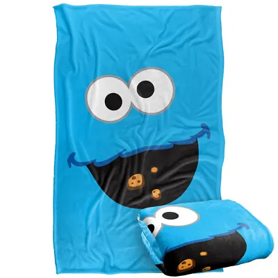 Sesame Street Cookie Monster Color Silky Touch Super Soft Throw Blanket • $45.99