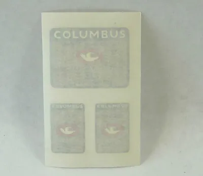 COLUMBUS SL DECAL SET Frame & FORK DECALS 1980'S ORIGINAL Vintage Bike NOS  • $36