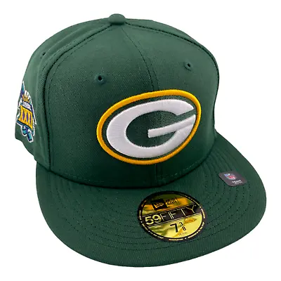 New Era Green Bay Packers Super Bowl XXXI Patch Green/Grey UV 59Fifty Fitted Hat • $44.99