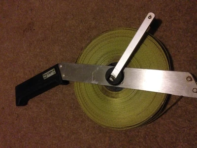Fisco Tracker 50 Metres.measuring Tape. Easy Clean. Ideal Building Projects. • £12