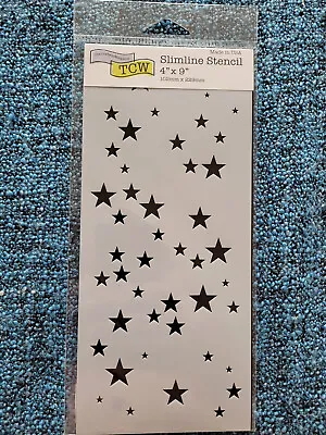 Slimline Star Sparkle Stencil For Crafting Projects Scrap Booking Decorate • £6