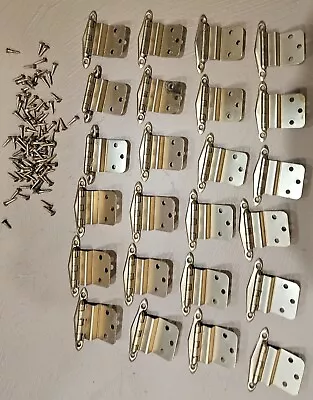 Lot Of 24 Vintage 50's Mid-Century Modern Style Kitchen Cabinet Hinges • $15