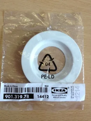 £1.99 • Buy Ikea Lamp Shade Light Fitting White Metal Reducer Ring Washer Adaptor Convertor