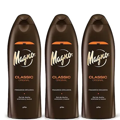 3 Bottles Of Magno Shower Gel 18.3oz./550ml • $31.39