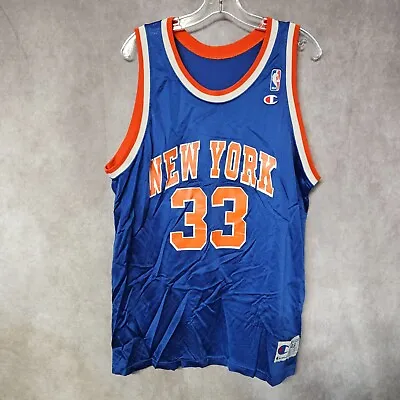 Vintage 90s Champion NBA New York Knicks Patrick Ewing 33 Jersey Mens 48 XL • $49.99