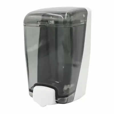 1000ml Bulk Fill Push Button Liquid Soap Dispenser Wall Mounted Black • £8