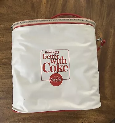 Coca Cola Cooler Things Go Better With Coke/ Vintage • $15