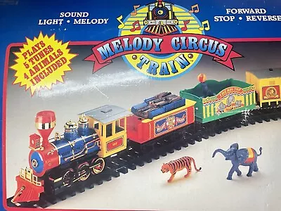 Vintage Echo Melody Circus Train Lights & Sound With 4 Animals See Video • $70