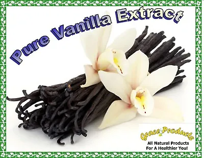 Extra Strength Pure Madagascar Vanilla Extract All Natural & Organic • $8.50