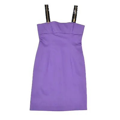 Versace Versus Lilla  Designer Purple Dress Size IT 44 D 38 FR 40 Made In Romani • $44