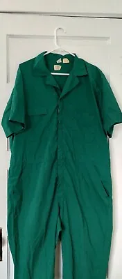 Vintage Big Ben Wrangler Size 46/48 USA  Coveralls Green Jumpsuit Workwear • $20