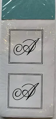 A Sticker Monogram Initial Envelope Seals Gartner Studios 1” Uppercase Cursive • $2.98