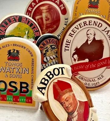 £9.99 • Buy Various Used Ceramic Pump Badges - Clip Pub Bar Home Beer Ale Bitter Lager
