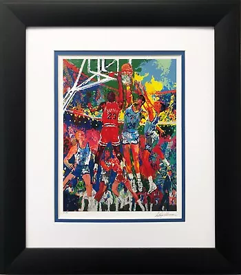 LeRoy Neiman  Orlando Magic W/ Michael Jordan  CUSTOM FRAMED ART NEW Basketball • $79.99