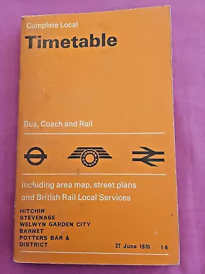 London Transport Complete Local Timetable. Bus Coach And Rail. 1970. FREE POST • £8.25