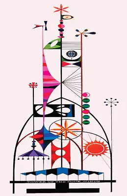 Its A Small World Concept Mary Blair Tower Of The Four Winds Retro Poster Print • $19.49