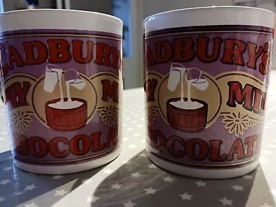 £4.99 • Buy Pair Of Cadbury's  Dairy Milk Chocolate Mug Vintage Staffordshire Tableware