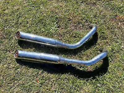 2000 Kawasaki Vulcan 800 Stock Oem Exhaust Muffler Pipes (2 Pipes Total) • $174