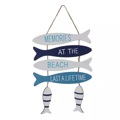  Beach Wall Decor Accessories Vintage For Home Country Wooden Decorations • £9.35