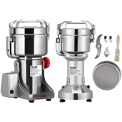 VEVOR Commercial Spice Grinder Electric Grain Mill Grinder 2500g/1000g/700g/300g • $48.79