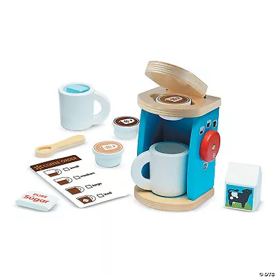 Melissa & Doug Wooden Brew & Serve Coffee Set New • $23