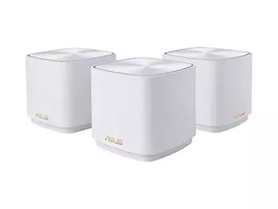ASUS ZenWiFi AX1800 Dual-Band Mesh WiFi 6 System (XD4) - 3 Pack White • $79.89