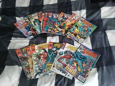 Marvel Comic Books Bundle X6 Uk Reprints 3 Issues Each Comic 18/20 In Each Pack • £13