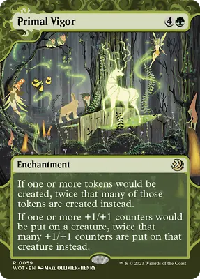 Primal Vigor [Wilds Of Eldraine: Enchanting Tales] MTG Near Mint Foil • $12.64