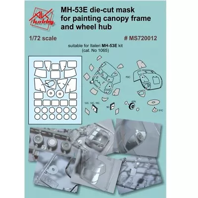 Dan Models MS720012 Scale 1:72 Painting Masks For Italeri MH-53E For Italeri • $7.03