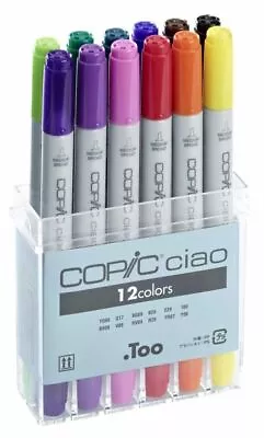 Copic Ciao Pens 12 Basic / Main Colour Set - Manga Graphic Arts - Fast Shipping  • £45.75