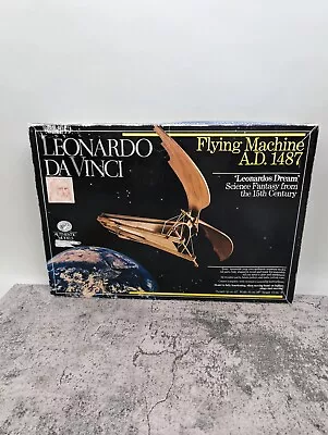 NEW Leonardo DaVinci Flying Machine Ornithopter Wood Model Kit 1988 Holland • $89.95