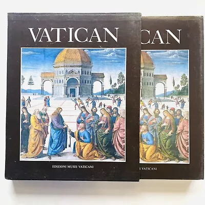 Vatican Hard Cover Book 1993 Museum Edition Illustrated Dust Jacket + Slipcase • $50