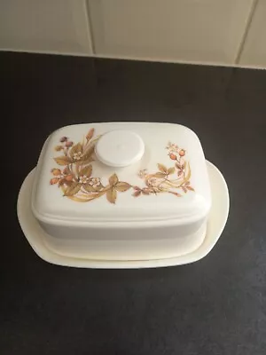 M&s Harvest Melamine Butter Dish By Cloverleaf Excellent Condition • £5