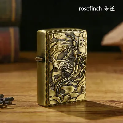 Vintage Lighter Zinc Alloy Metal Gold Cigarette Lighter. • $13.99