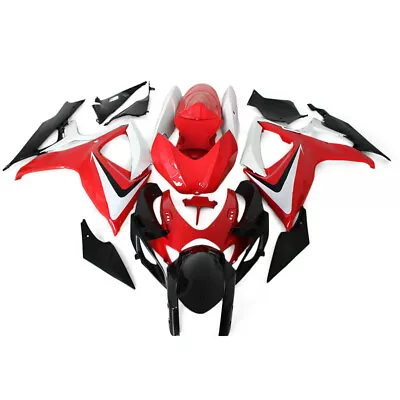 Red White Black Fairing Kit For Suzuki 06 07 GSXR600 750 2006 2007 K6 Bodywork • $439.95