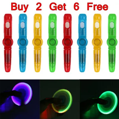 Sensory Toy Fidget Spinner Light Up Pen Autism Stress Relief ADHD Games • £3