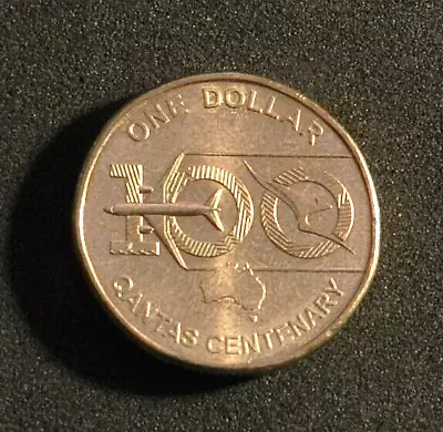 2020  Australian Qantas Centenary $1 Dollar Coin Excellent Condition • $4.95