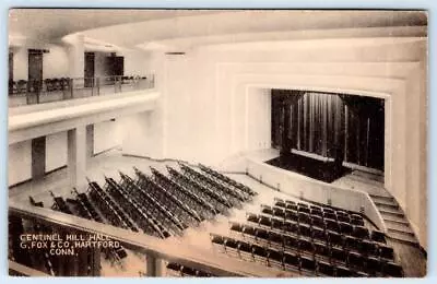 Centeniel Hill Hall G Fox & Co Dept Store Hartford Ct Antique Collotype Postcard • $19.95