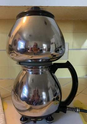 $62.99 • Buy *Working Sunbeam  Double Bubble  Vacuum Coffee Master | C20A MCM 50s Deco Chrome