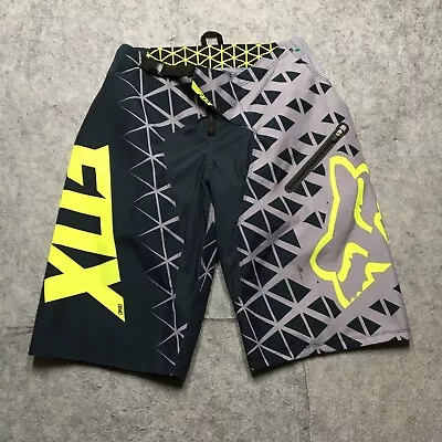 Fox Racing Demo DH Shorts Mens 32 Gray Downhill Biking Mountain Bike Adjustable • $29.95