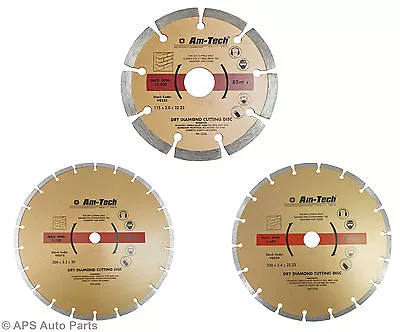 Selection Diamond Cutting Disc  Blade Angle Grinder 115mm 230mm 300mm Ceramic • £12.75