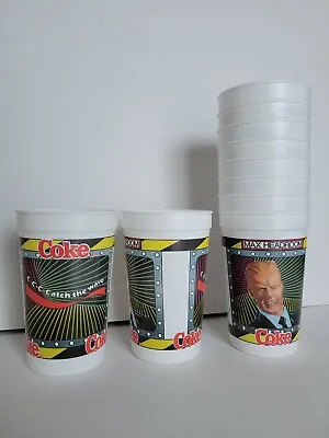 10 Vintage Coca Cola Coke Max Headroom Plastic Advertising Cups-New • $34.99