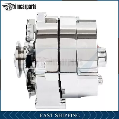 $75.59 • Buy Alternator For Chrome BBC SBC Chevy Rod GM 1 Wire 1975-1985 12V 110A 7127-SE105C