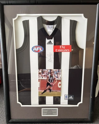 $200 • Buy AFL NATHAN BUCKLEY Framed And Signed Jersey