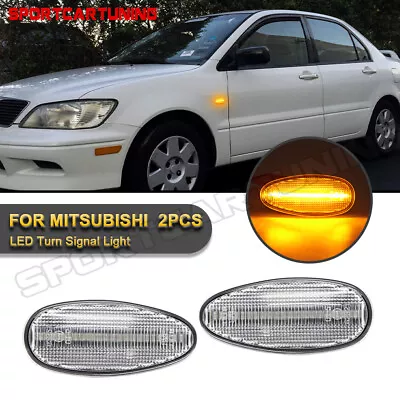 For 2002-2006 Mitsubishi Outlander Lancer EVO LED Side Marker Lights Turn Signal • $19.79