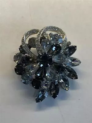 Vintage Eisenberg Signed Rhinestone Brooch • $39.99