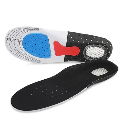 Men Gel Orthotic Sport Running Insoles Insert Shoe Pad Arch Support Cushion • $5.45